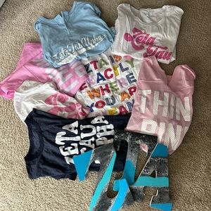 Zeta Tau Alpha shirts and letters